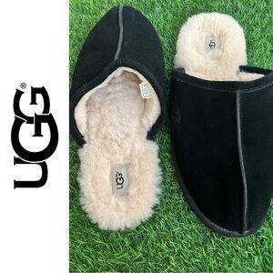 UGG Men’s Scuff Slippers Size 17 Black GUC